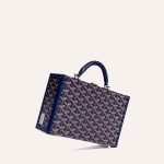 Goyard Grand Hôtel Trunk Bag Navy Blue - Image 3